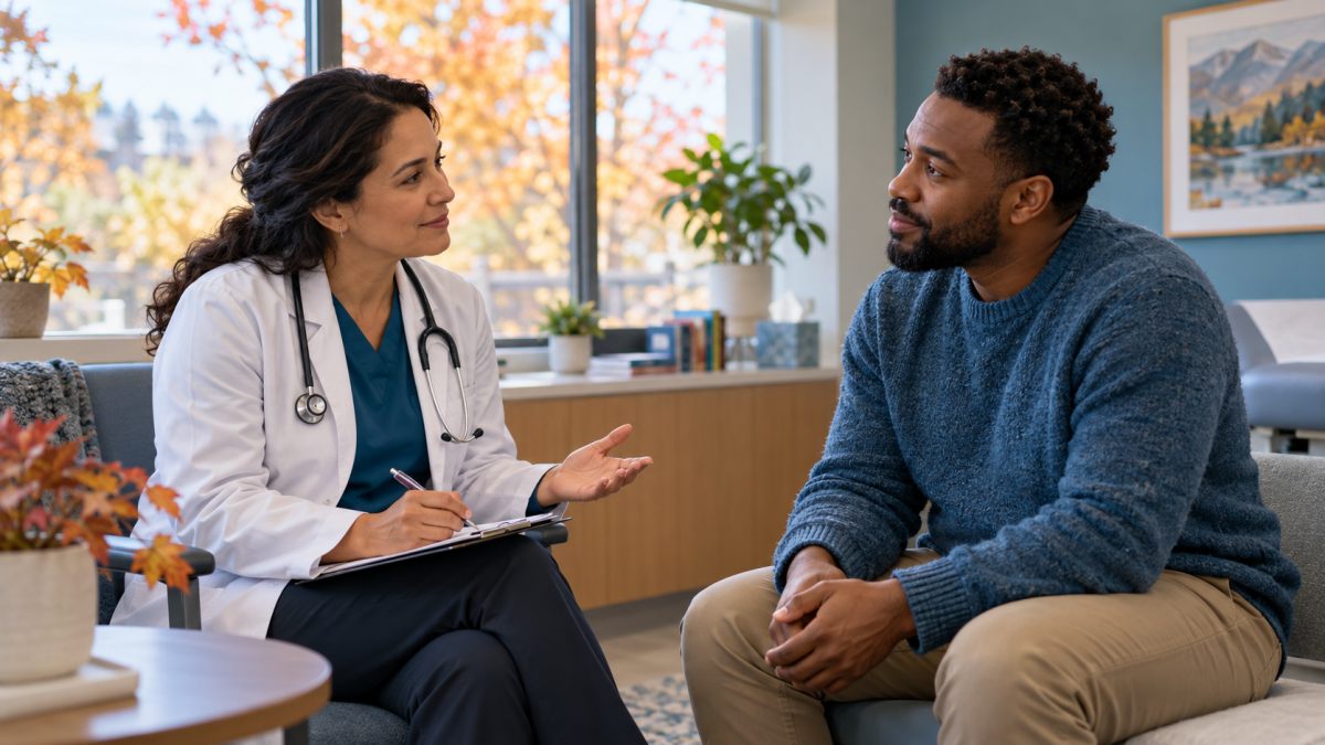 Seasonal depression and fall anxiety primary care consultation